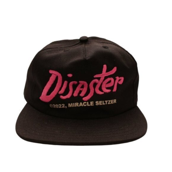 Rare Miracle Seltzer Disaster  Black  Snapback Hat Cap 2022 Collection - Picture 1 of 7